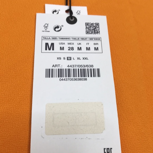 NWT Zara Side Draped Dress - Picture 11 of 16